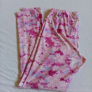 Bobbie Brooks Pink and White Maxi Wrap Skirt